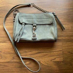 Cross body, with partial chain strap.